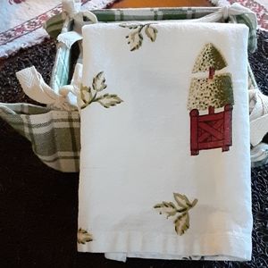 100% cotton napkins withholder